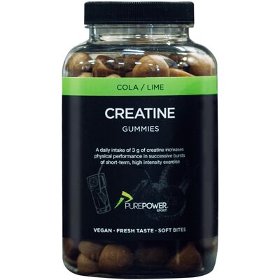 PurePower Pure Power Kreatin Gummies Cola/Lime Kosttilskud 120 stk PurePower Pure Power Kreatin Gummies Cola/Lime Kosttilskud 120 stk