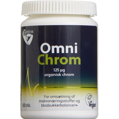 Biosym Omnichrom tabletter Kosttilskud 100 stk Biosym Omnichrom tabletter Kosttilskud 100 stk