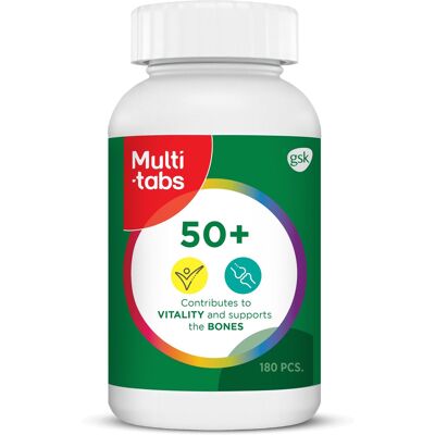 Multi-Tabs 50+ Kosttilskud 180 stk Multi-Tabs 50+ Kosttilskud 180 stk
