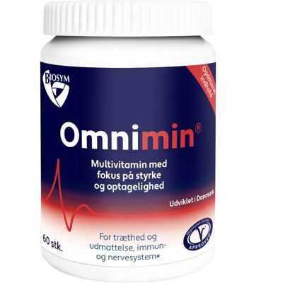Biosym Omnimin Multivitamin Kosttilskud 60 stk Biosym Omnimin Multivitamin Kosttilskud 60 stk