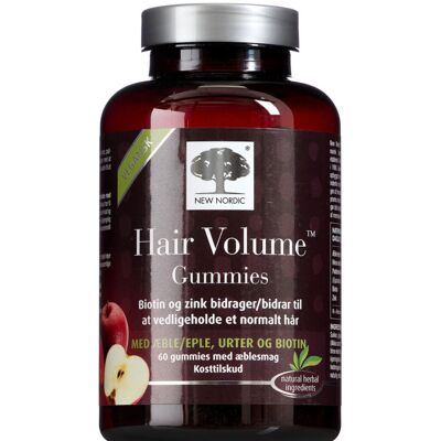 New Nordic Hair Volume Gummies Kosttilskud 60 stk New Nordic Hair Volume Gummies Kosttilskud 60 stk
