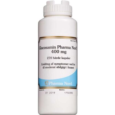 Pharma Nord - Glucosamin Pharma Nord 400 mg 270 kapsler - Glucosaminesupplement Pharma Nord - Glucosamin Pharma Nord 400 mg 270 kapsler - Glucosaminesupplement