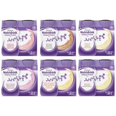 Nutridrink Compact Protein - 6 x 4 x 125 ml Ernæringsdrik Nutridrink Compact Protein - 6 x 4 x 125 ml Ernæringsdrik