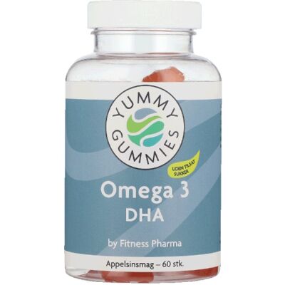 Fitness Pharma Omega 3 DHA Gummies Kosttilskud 60 stk Fitness Pharma Omega 3 DHA Gummies Kosttilskud 60 stk