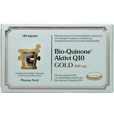 Pharma Nord Bio-Quinone Q10 Gold 180 kapsler - Spar mere Pharma Nord Bio-Quinone Q10 Gold 180 kapsler - Spar mere