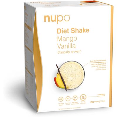 Nupo Diæt Shake Mango/Vanilje 12 Portioner Lavkaloridiett Nupo Diæt Shake Mango/Vanilje 12 Portioner Lavkaloridiett