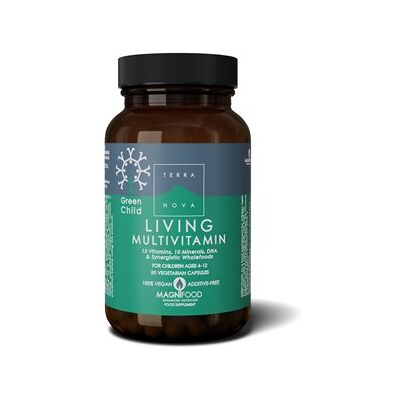 Terra Nova Green Child Living Multivitamin - 50 Vegicaps - Multivitamin til børn Terra Nova Green Child Living Multivitamin - 50 Vegicaps - Multivitamin til børn