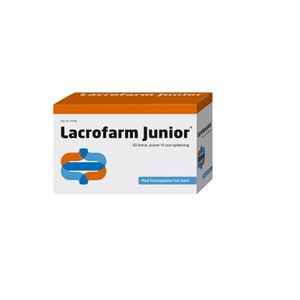 Lacrofarm Junior 30 stk Pulver til oral opløsning, enkeltdosisbeholder - Afføringsmiddel