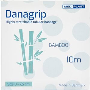 Danagrip Bamboo Tubebandage 7,50cm x 10m ben str. D Medicinsk udstyr 1 stk - Forbindinger