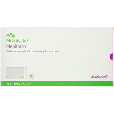 Mepiform Arplaster 10 x 18 cm Medicinsk udstyr 5 stk Mepiform Arplaster 10 x 18 cm Medicinsk udstyr 5 stk