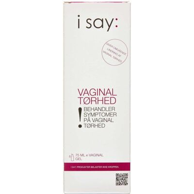 I say: Vaginal Tørhed Medicinsk udstyr 75 ml I say: Vaginal Tørhed Medicinsk udstyr 75 ml