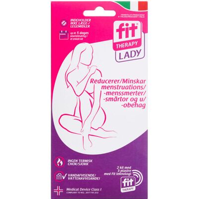 Fit Smerteplaster Lady Medicinsk udstyr 2 sæt Fit Smerteplaster Lady Medicinsk udstyr 2 sæt
