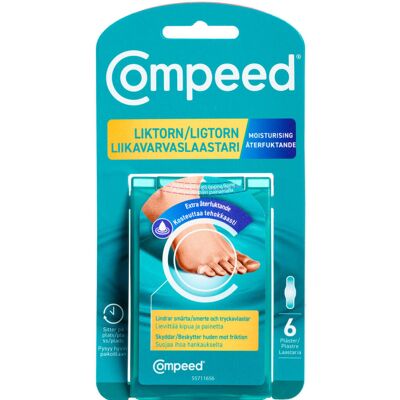 Compeed Ligtorn Plaster Blødgørende Medicinsk udstyr 6 stk Compeed Ligtorn Plaster Blødgørende Medicinsk udstyr 6 stk