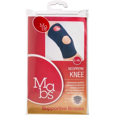 Mabs Neopren Knæbandage Large/X-Large Medicinsk udstyr 1 stk Mabs Neopren Knæbandage Large/X-Large Medicinsk udstyr 1 stk