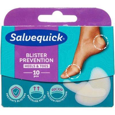 Salvequick Fodpleje Mix - Blisterforebyggelse 10 stk - Fodpleje Salvequick Fodpleje Mix - Blisterforebyggelse 10 stk - Fodpleje