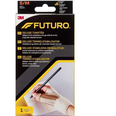 Futuro Tommelstøtte Small/Medium, Stabiliserer Tommelen, Pustende - Medicinsk Udstyr Futuro Tommelstøtte Small/Medium, Stabiliserer Tommelen, Pustende - Medicinsk Udstyr