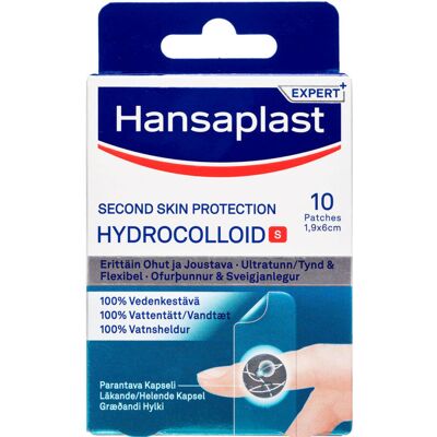 Hansaplast Second Skin Protection Hydrocolloid S Medicinsk udstyr 10 stk Hansaplast Second Skin Protection Hydrocolloid S Medicinsk udstyr 10 stk