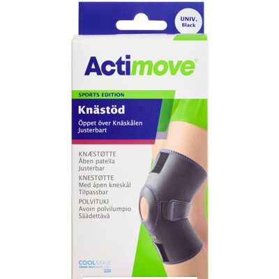 Actimove Knæstøtte m. åben patella Medicinsk udstyr 1 stk Actimove Knæstøtte m. åben patella Medicinsk udstyr 1 stk