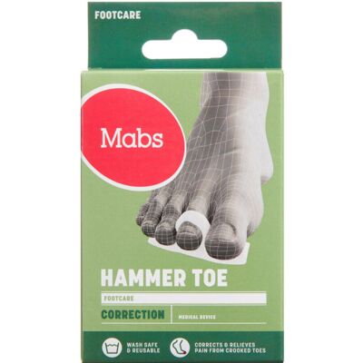Mabs Hammertå Støtte Gel - Medicinsk Fodbeskyttelse Mabs Hammertå Støtte Gel - Medicinsk Fodbeskyttelse