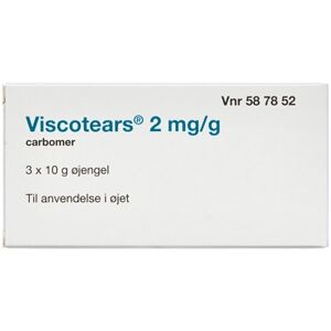 2care4 Viscotears 2 mg/g 30 g Øjengel - Kunstig Tårevæske- Produkter til øjnene