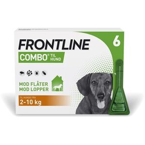 Frontline Combo Vet. hund 2-10 100 + 90 mg/ml 4,02 ml Spot-on, opløsning - Flåtmiddel - Loppemiddel