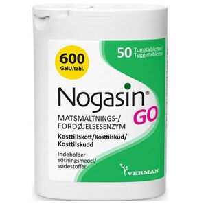 Biosym Nogasin Go Kosttilskud 50 stk - Maveenzymer