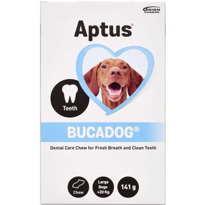 Aptus Bucadog Store Store Tyggeartikler - Hundesnack til mundhygiejne Aptus Bucadog Store Store Tyggeartikler - Hundesnack til mundhygiejne