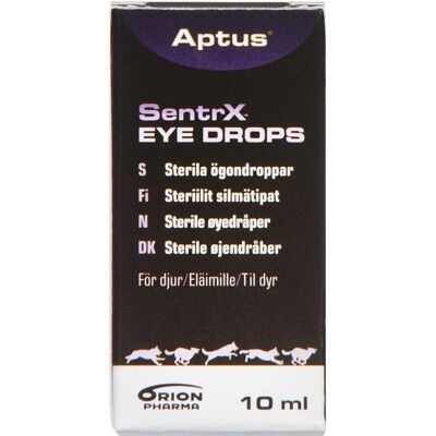 Aptus SentrX Øjendråber - Fugtighedsgivende kæledyr øjendråber 10ml Aptus SentrX Øjendråber - Fugtighedsgivende kæledyr øjendråber 10ml