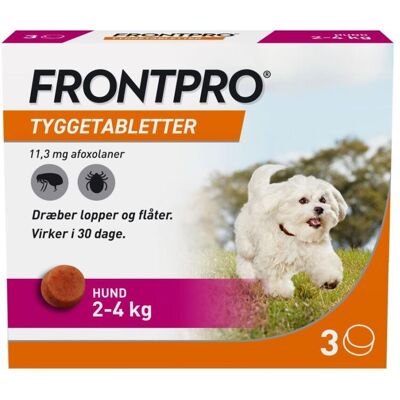 FRONTPRO 11,3 mg 3 stk Tyggetabletter FRONTPRO 11,3 mg 3 stk Tyggetabletter