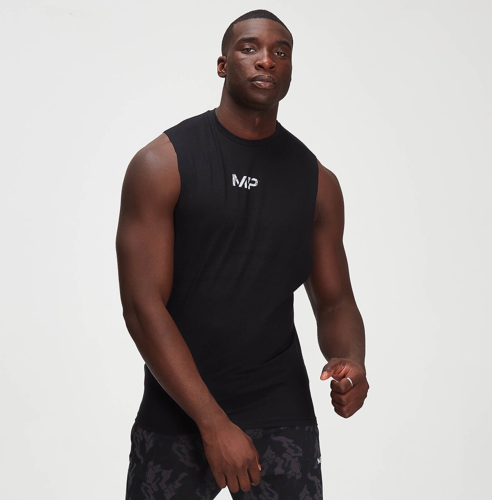 MP Adapt drirelease® Washed Grit Print Tank til mænd - Sort - M MP Adapt drirelease® Washed Grit Print Tank til mænd - Sort - M