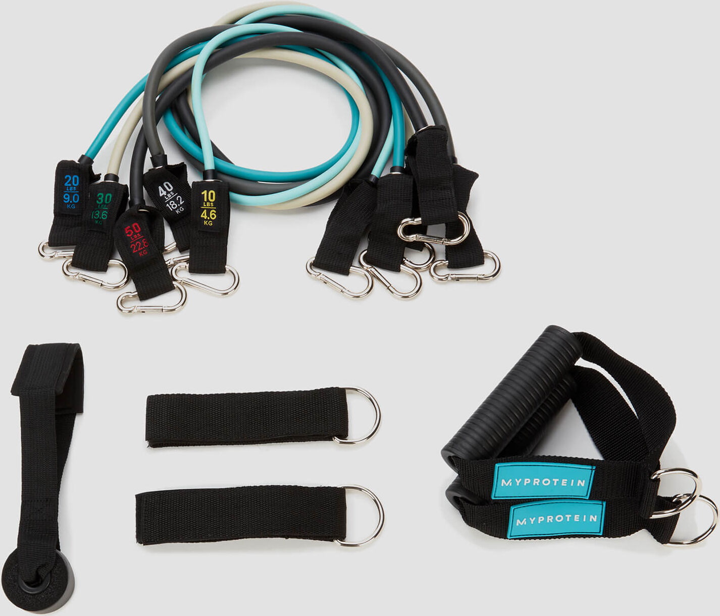 Myprotein Multi Use 11 Piece Resistance Band Set - Multi Myprotein Multi Use 11 Piece Resistance Band Set - Multi