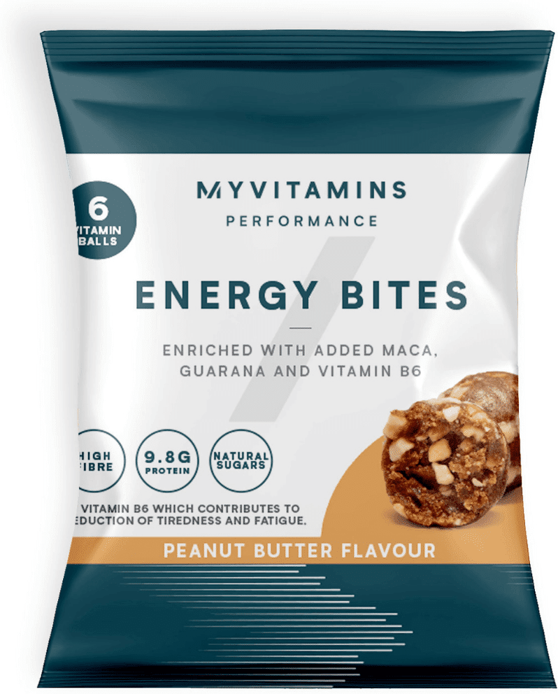 Myvitamins Energy Bites (Sample) - 45g - Jordnøddesmør Myvitamins Energy Bites (Sample) - 45g - Jordnøddesmør