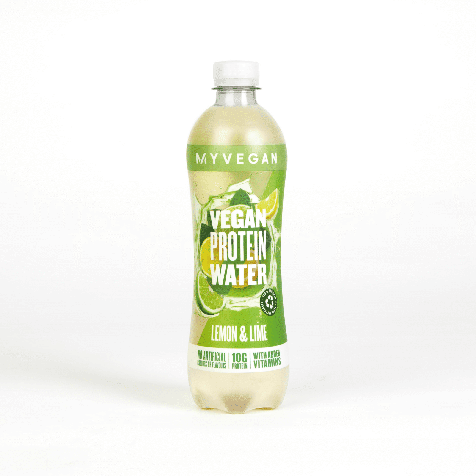 MyVegan Clear Vegan Protein Water (Sample) - 500ml - Flaske - Lemon Lime MyVegan Clear Vegan Protein Water (Sample) - 500ml - Flaske - Lemon Lime