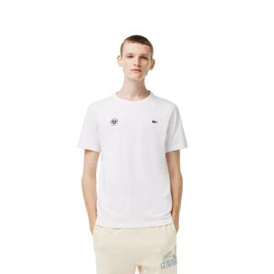 Lacoste Roland Garros Edition Performance Ultra-Dry Jersey T-Shirt White