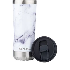 Glacial Tumbler White Marble 350ml