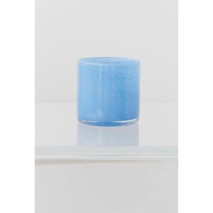 Gina Tricot - Glass m candle holder - Lysestager & fyrfadsstager- Blue - ONESIZE - Female  Female Blue