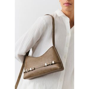 Gina Tricot - Belt shoulder bag - håndtasker- Brown - ONESIZE - Female  Female Brown