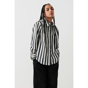 Gina Tricot - Poplin shirt - Skjorter- Black - XS - Female  Female Black