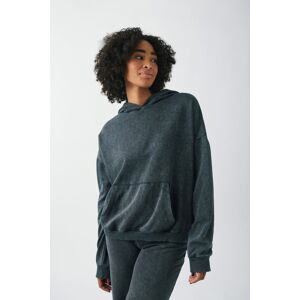 Gina Tricot - Washed hoodie - hoodies- Black - XS - Female  Female Black