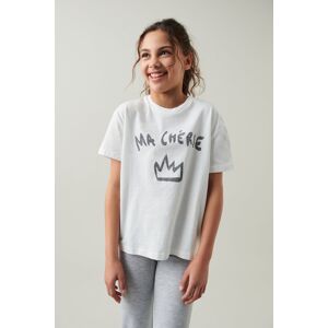 Gina Tricot - Chunky tee - young-tops- White - 170 - Female  Female White