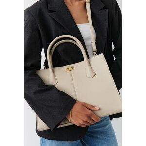 Gina Tricot - Clean large bag - håndtasker- Beige - ONESIZE - Female  Female Beige