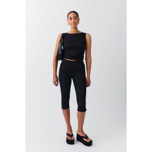 Gina Tricot - Capri trousers - Leggings- Black - XS - Female  Female Black