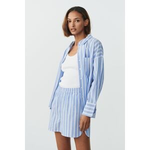 Gina Tricot - Cotton pyjamas shorts - pyjamasser- Blue - XL - Female  Female Blue