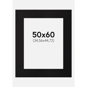 Galleri 1 Passepartout Canson Sort (Hvid Kerne) 50x60 Cm (34,56x44,72)