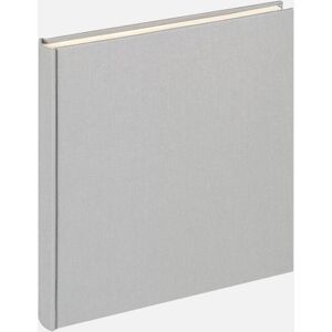 Walther Cloth Album Grå - 22,5x24 Cm (40 Hvide Sider / 20 Ark)