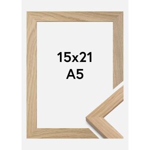 Galleri 1 Ramme Oak Wood Akrylglas 15x21 Cm (A5)