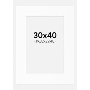 Artlink Passepartout Hvid Standard (Hvid Kerne) 30x40 Cm (19,32x29,48)