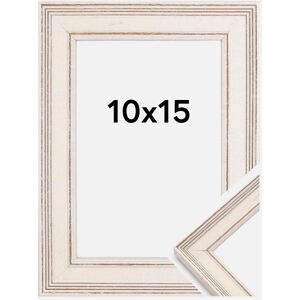 Galleri 1 Ramme Shabby Chic Hvid 10x15 Cm