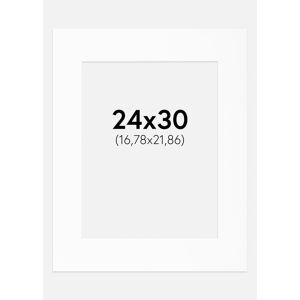Artlink Passepartout Hvid Standard (Hvid Kerne) 24x30 Cm (16,78x21,86)