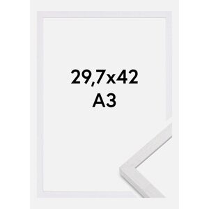 Mavanti Ramme Glendale Mat Antirefleksglas Hvid 29,7x42 Cm (A3)